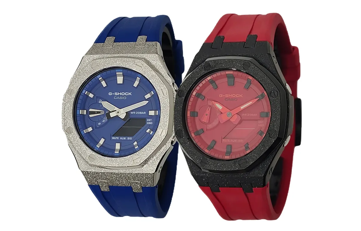 CASIO Custom Collection Electronic Movement Watch Men's Watches Blue Dial