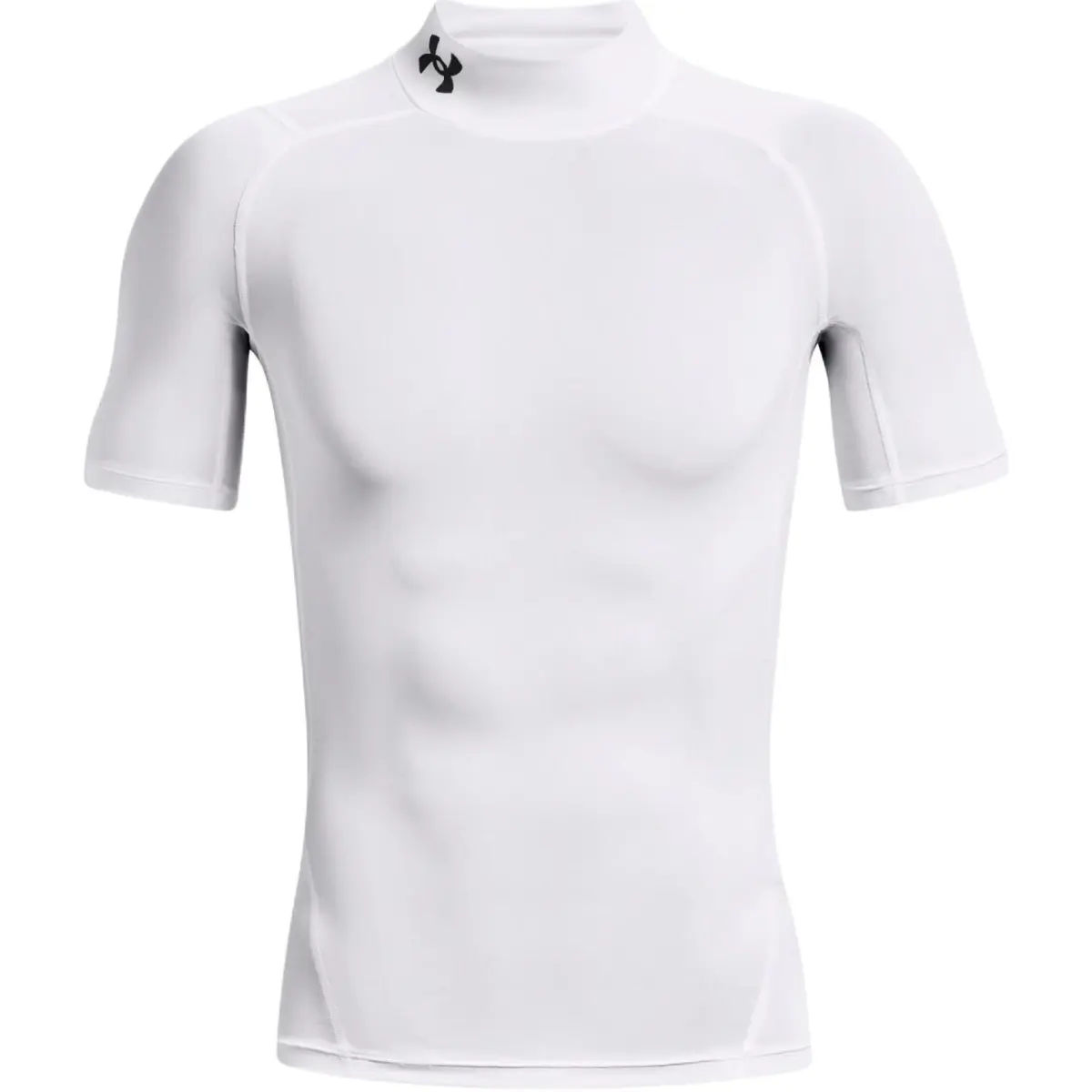 Under Armour Men's HeatGear® Compression Mock Short Sleeve T-shirt White