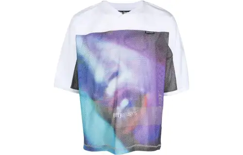 PALM ANGELS T Shirts Men's Multicolor Crew Neck Moderate Straight Fit