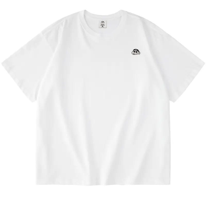 Crayon Shinchan Base cartoon crayons, short sleeve T-shirt for leisure for men and women, with your logo imprint, oversize