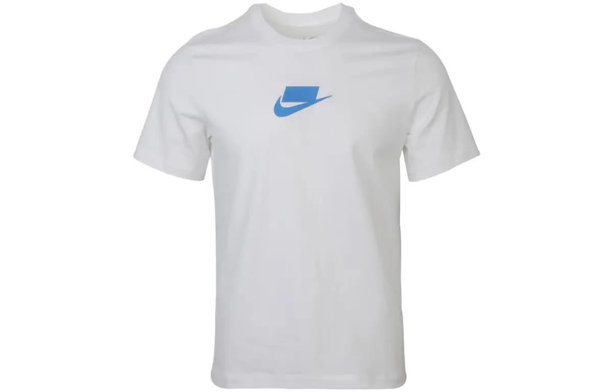 Nike T-Shirts Men's White Crew Neck Moderate