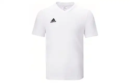 Adidas T Shirts Men's White V Neck Moderate Straight Fit