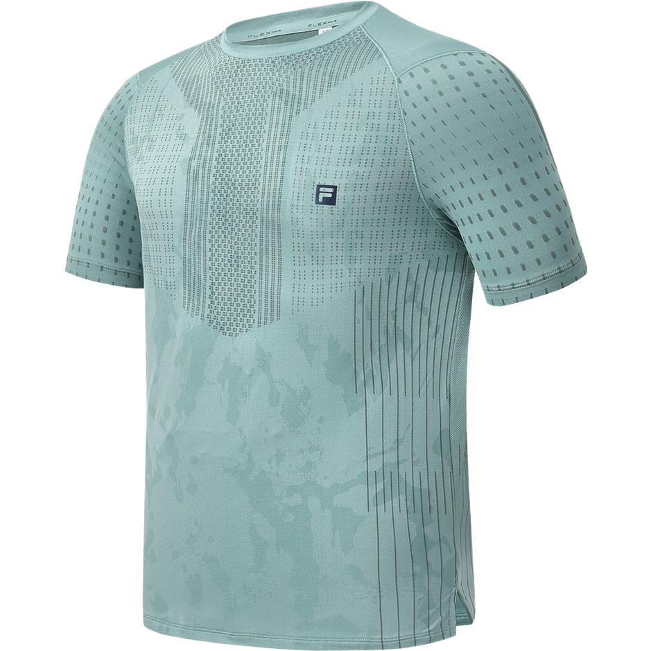 FILA Running T Shirt Men’s Oil Cyan