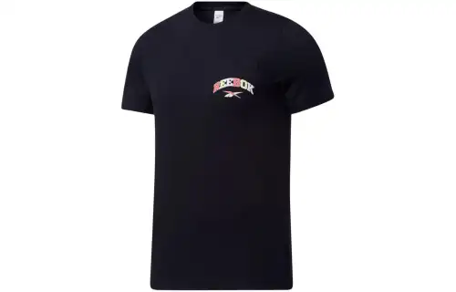 Reebok Cl Bball Pocket Tee T Shirt Unisex Black