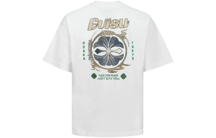 EVISU T Shirts Unisex Crew Neck Moderate Straight Fit