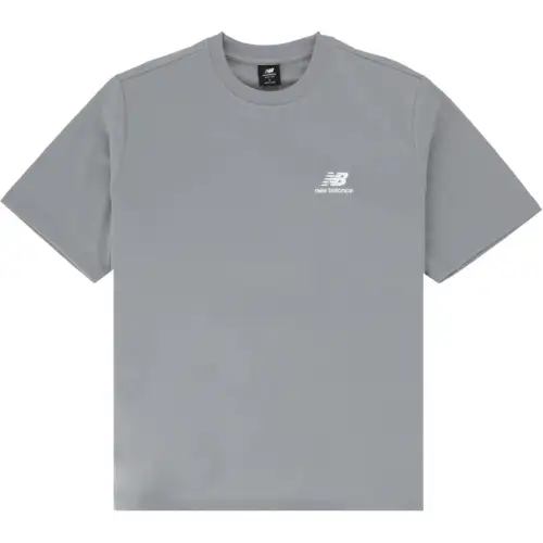 New Balance T Shirts Unisex Brown Crew Neck Moderate Straight Fit
