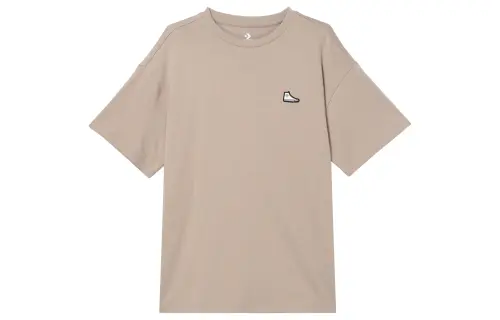 Converse SNEAKER PATCH T Shirt Unisex Brown
