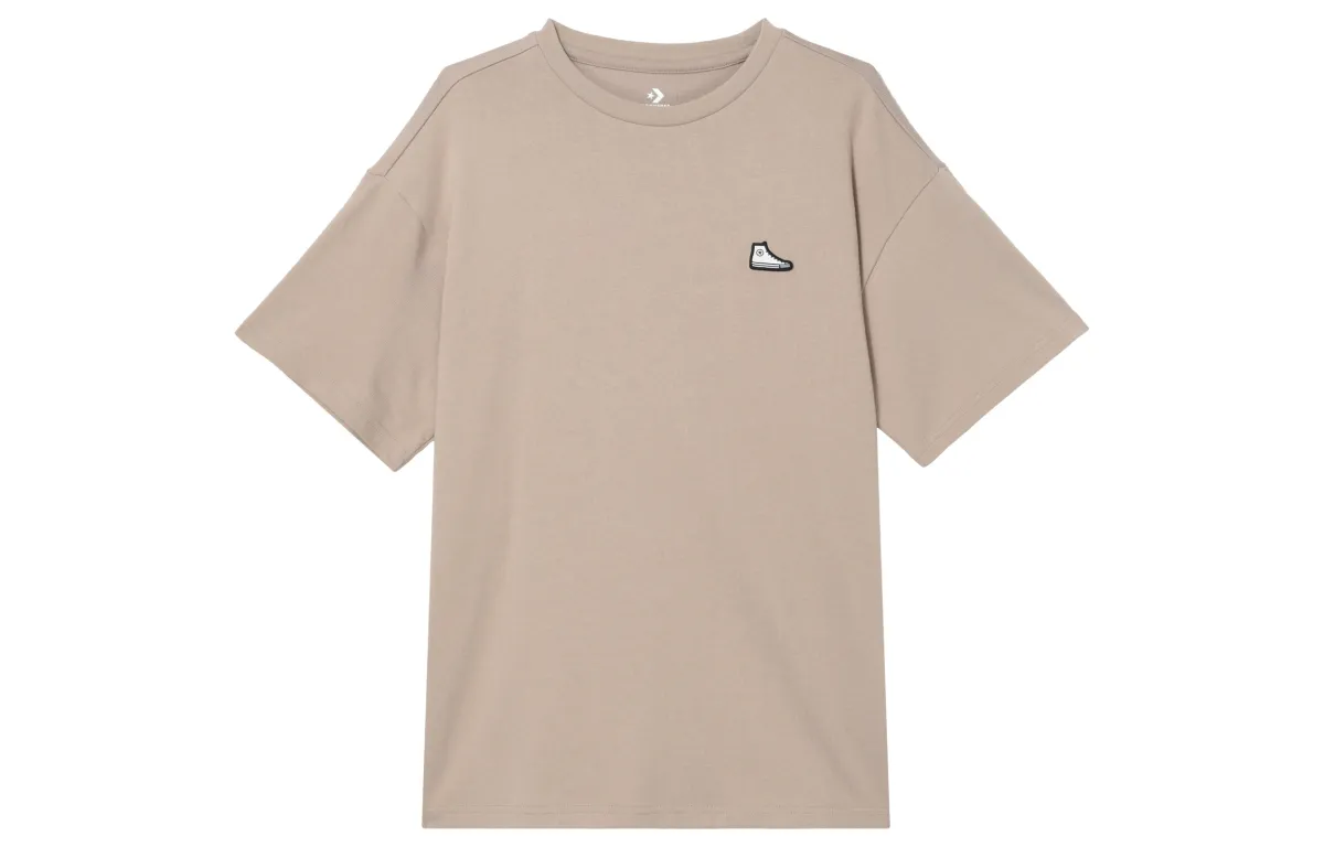 Converse SNEAKER PATCH T Shirt Unisex Brown