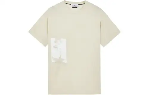 STONE ISLAND T Shirt Men's Cream
