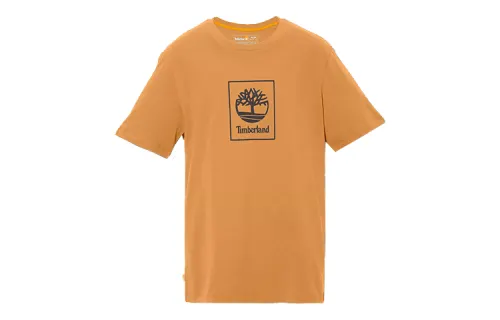 Timberland T Shirts Men's Wheat Crew Neck Moderate Straight Fit