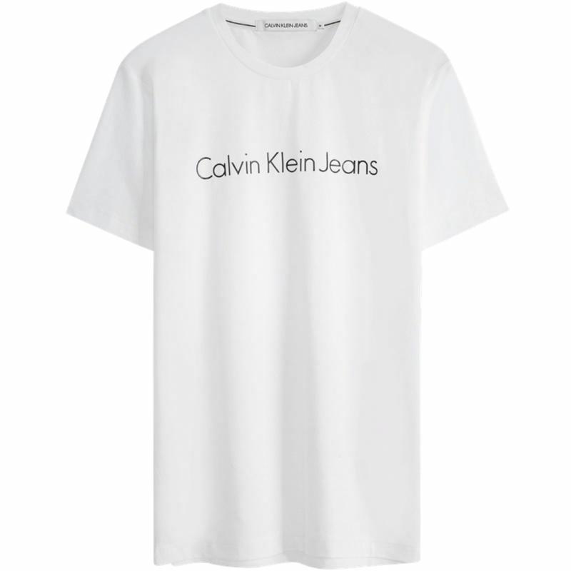Футболка CALVIN KLEIN Jeans с принтом (белая)