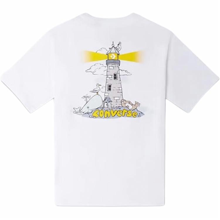 Мужская футболка Converse Lighthouse (белая)