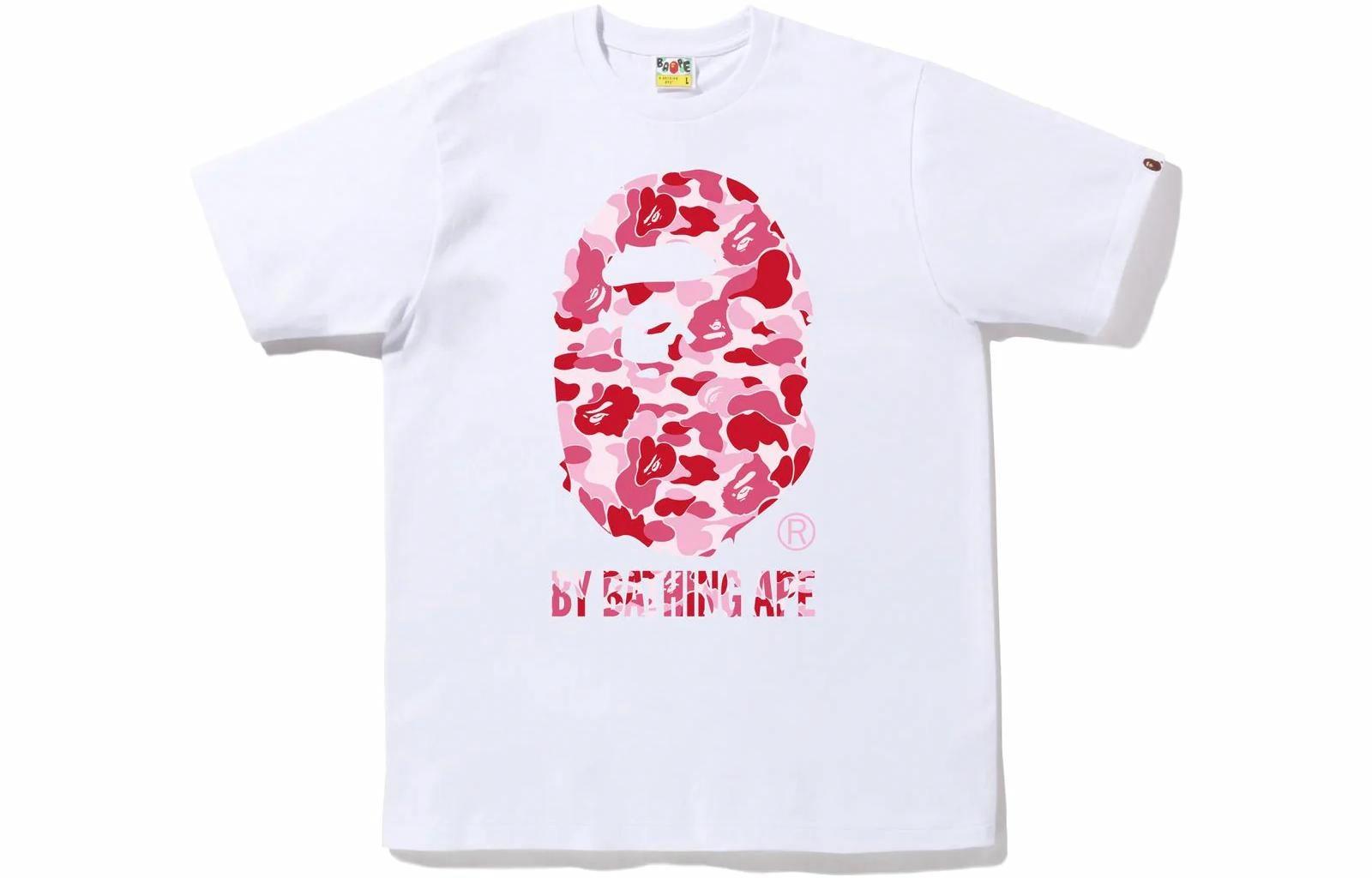 Мужская футболка A BATHING APE ABC Camo (белая) — фото 6