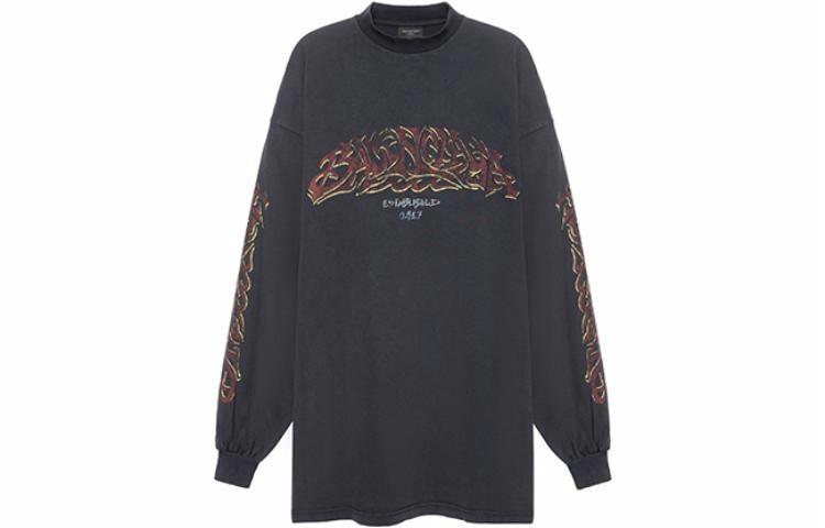 Мужская футболка Balenciaga SS23 (черная)
