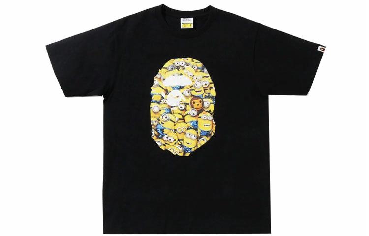Мужская футболка A BATHING APE x MINIONS (белая)