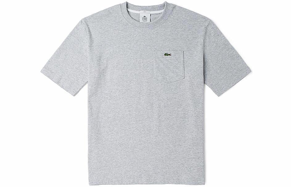 Футболка LACOSTE с логотипом (белая)