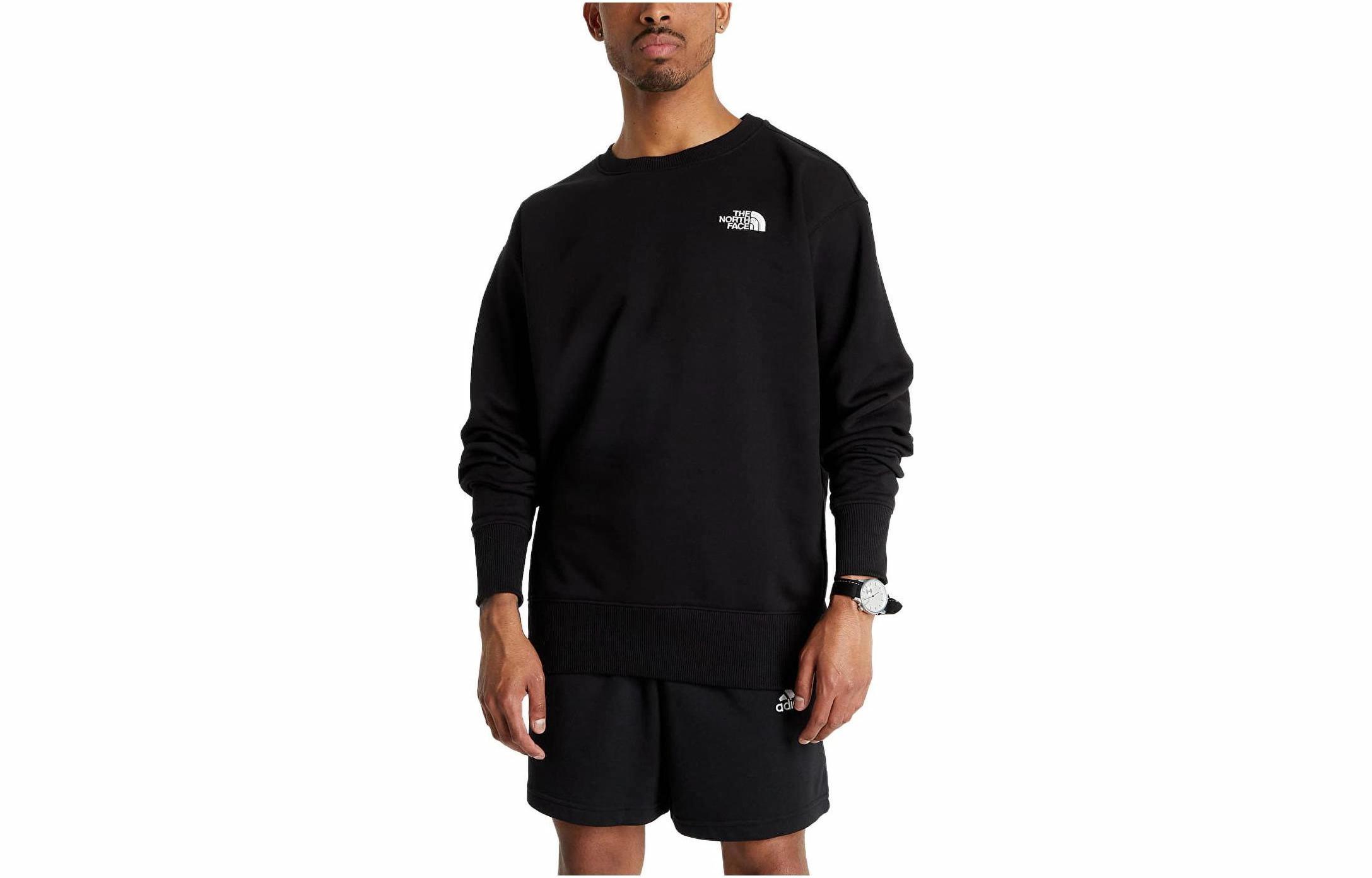 Мужская футболка The North Face с логотипом (черная)