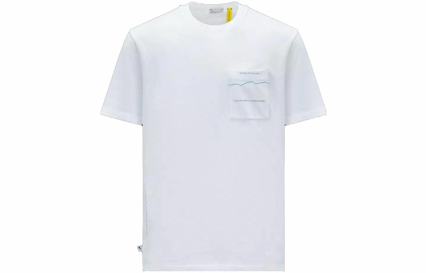 Футболка MONCLER MONCLER GENIUS × FRGMT T (белый)