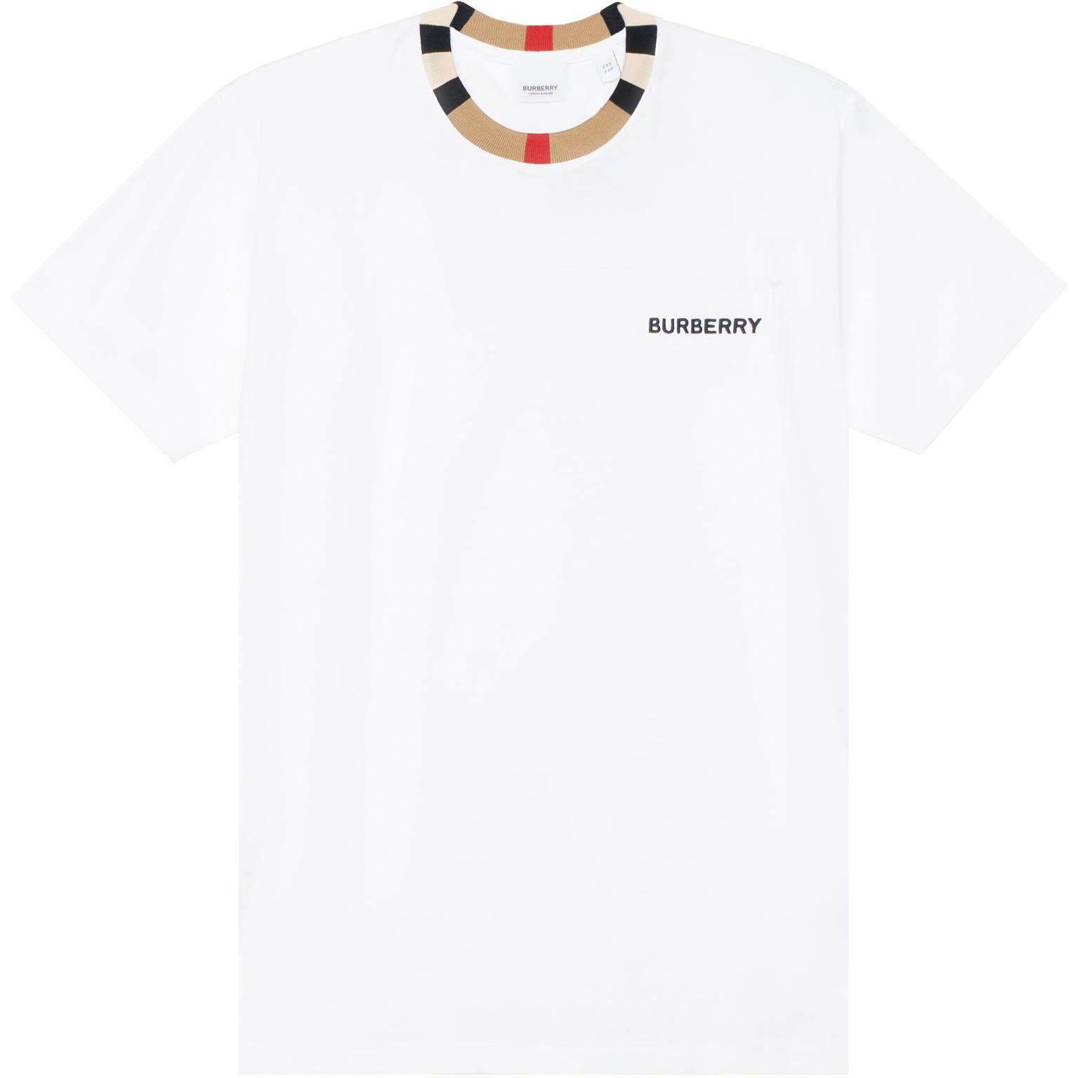 Мужская футболка Burberry Burberry logoT (белая)