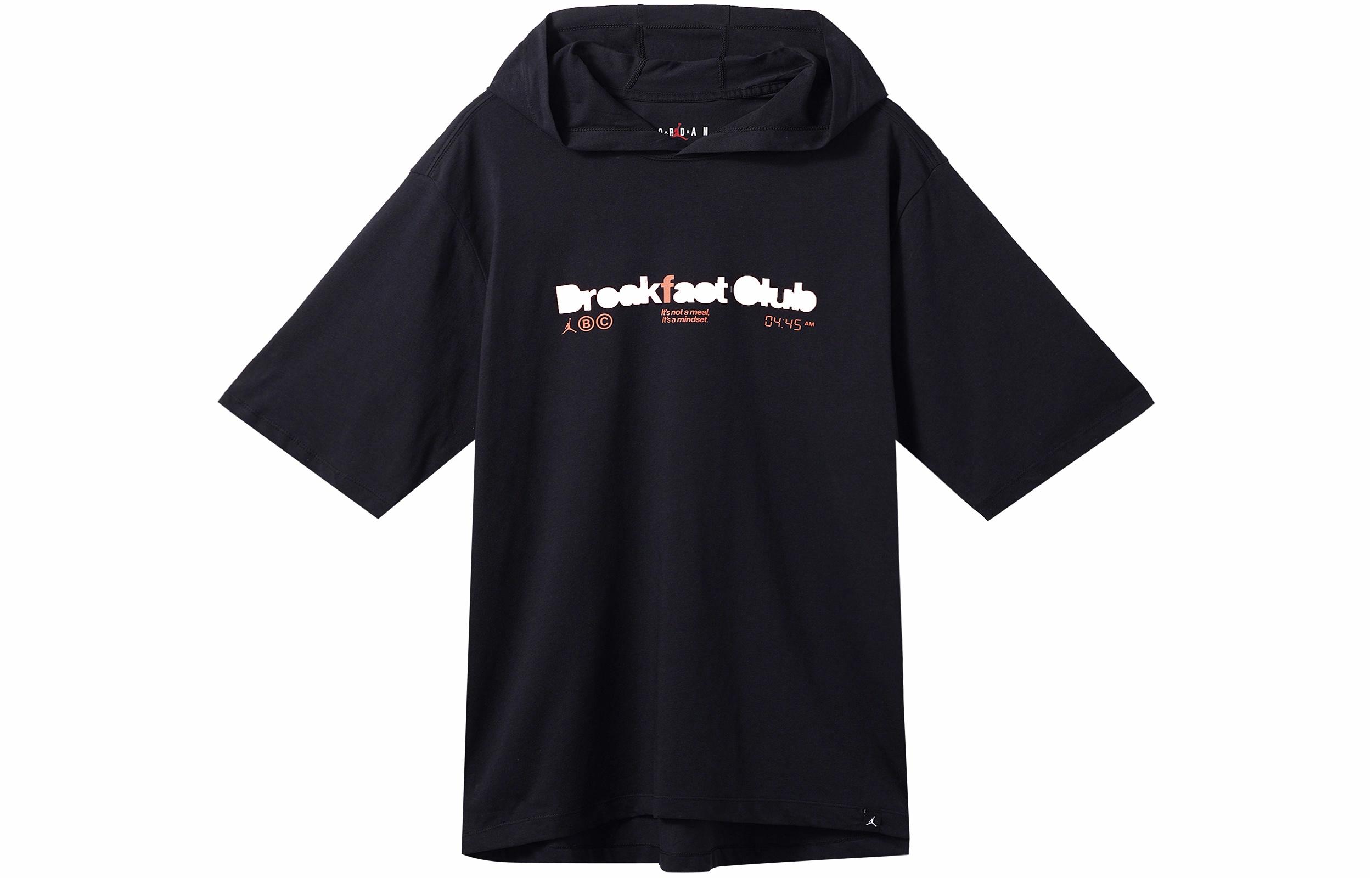 Мужская футболка Jordan Hooded Tee (черная)