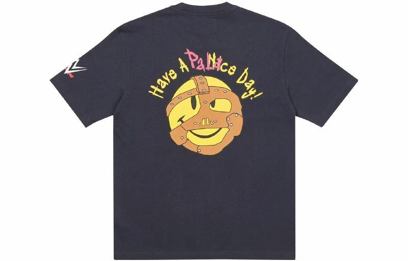 Футболка Palace x WWE (синяя)