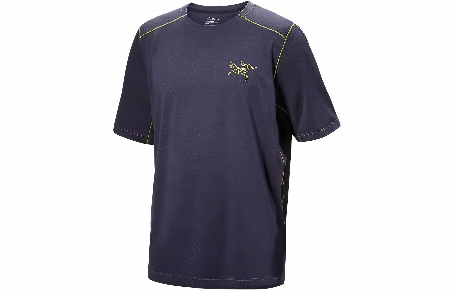 Мужская футболка Arcteryx CORMAC SS24 (сине-черная)