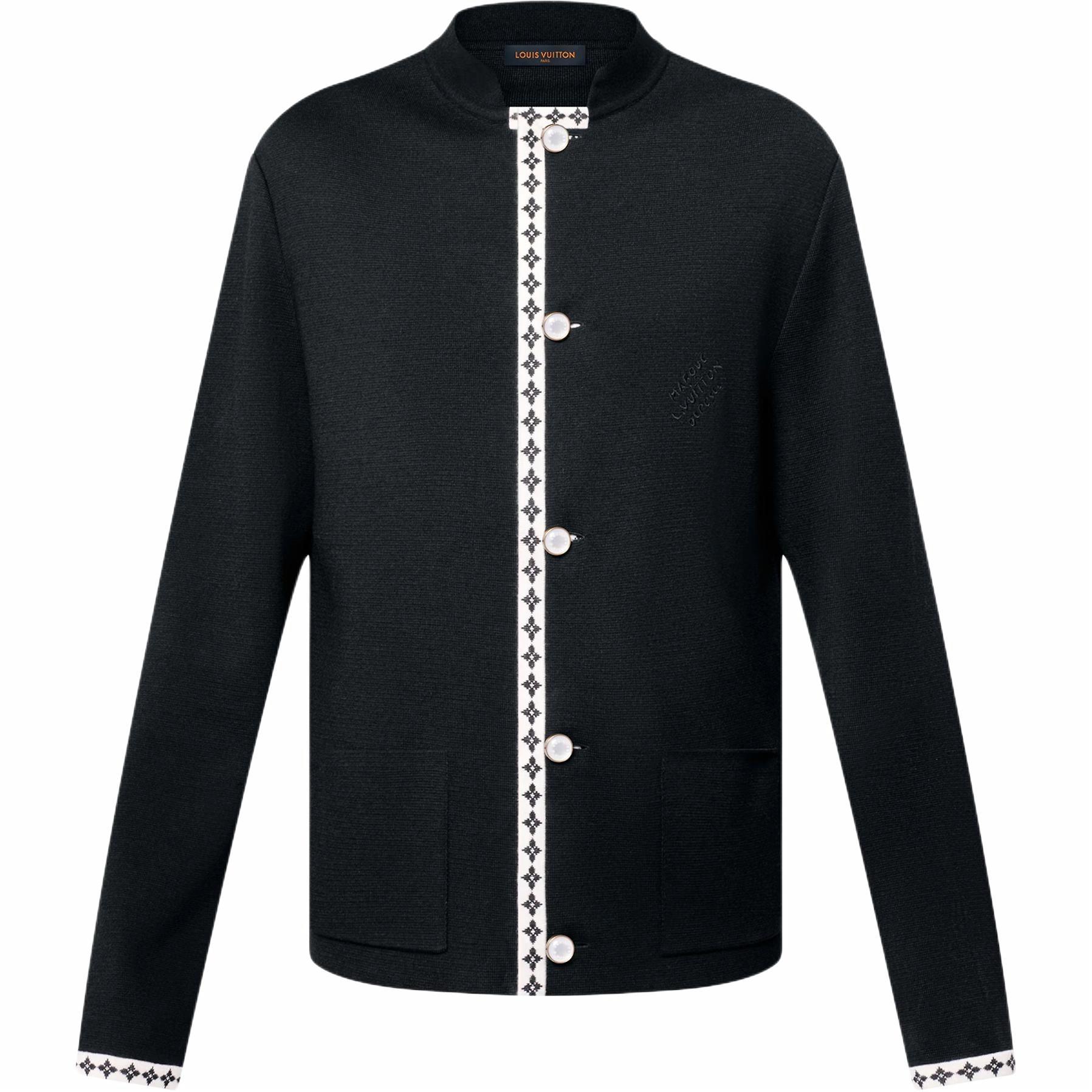 Мужской пиджак Louis Vuitton SS25 (черный)