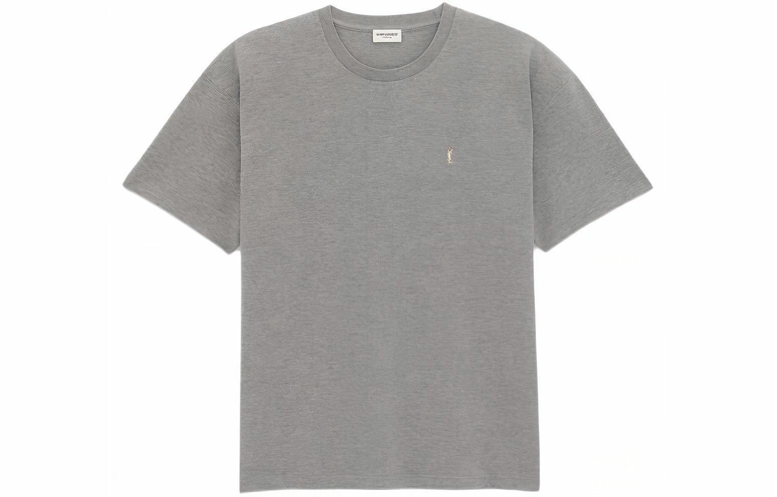 Мужская футболка SAINT LAURENT T (серая)