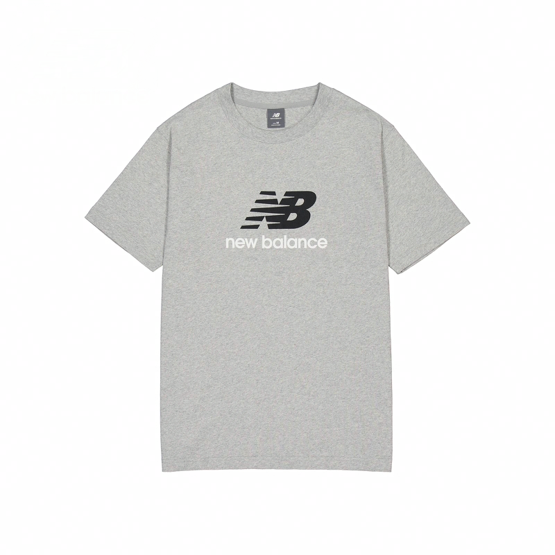 Футболка New Balance с принтом (серая)