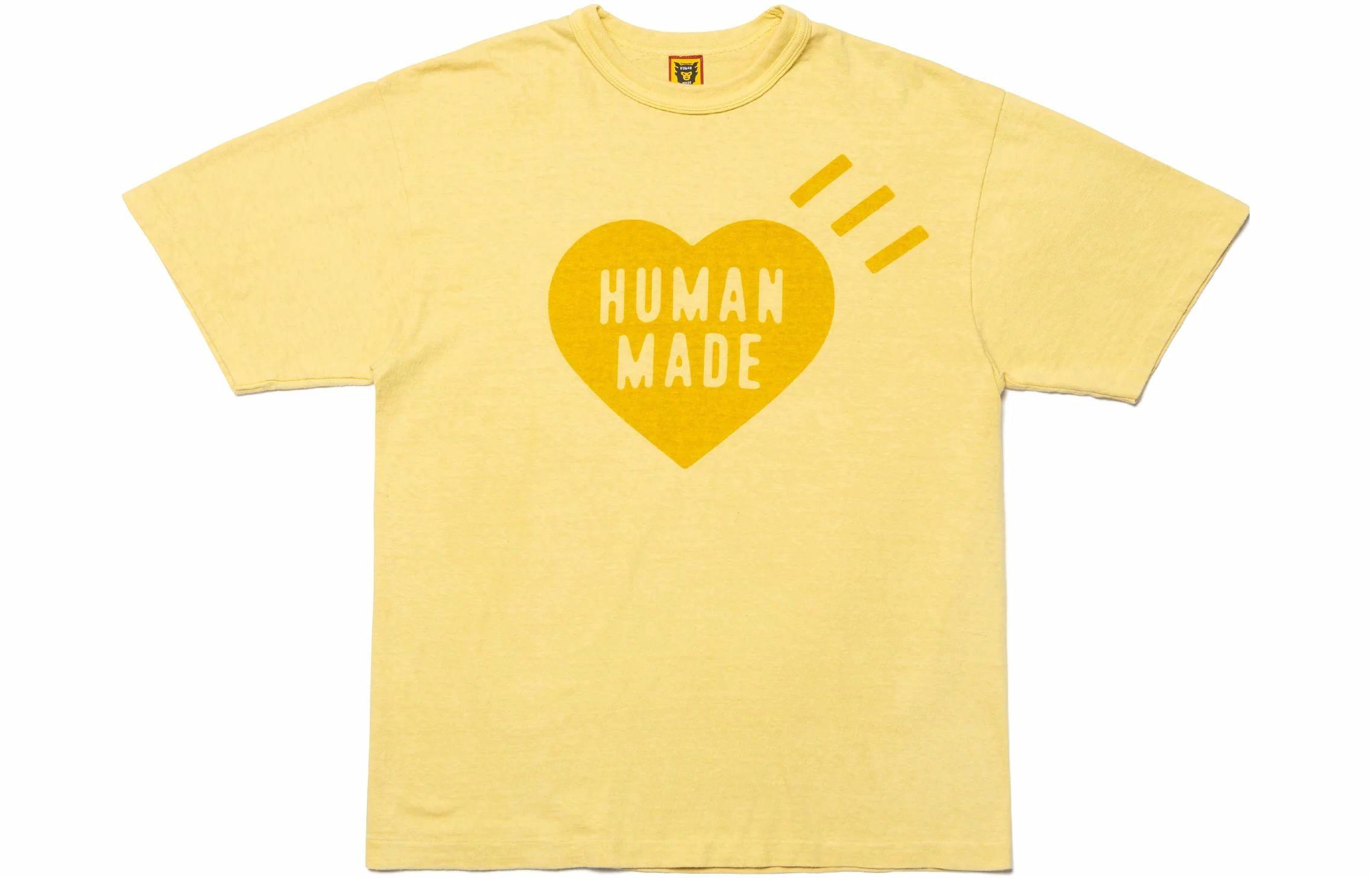 Футболка Human Made HM25CS054 (желтая)