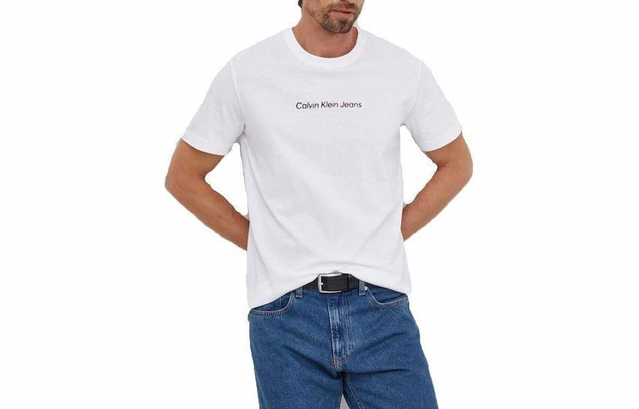 Мужская футболка CALVIN KLEIN LogoT (белая)