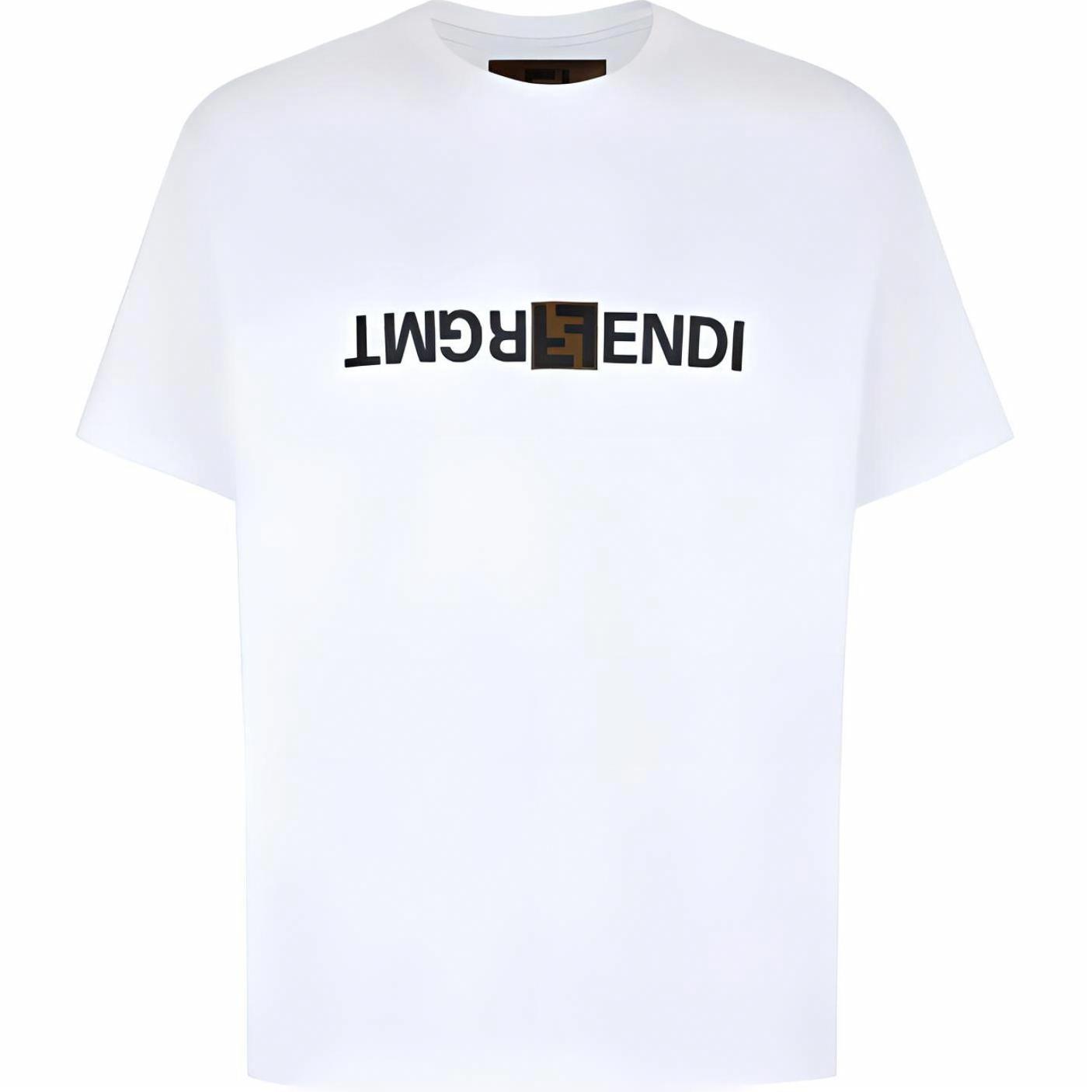 Мужская футболка Fendi FENDI (белая)