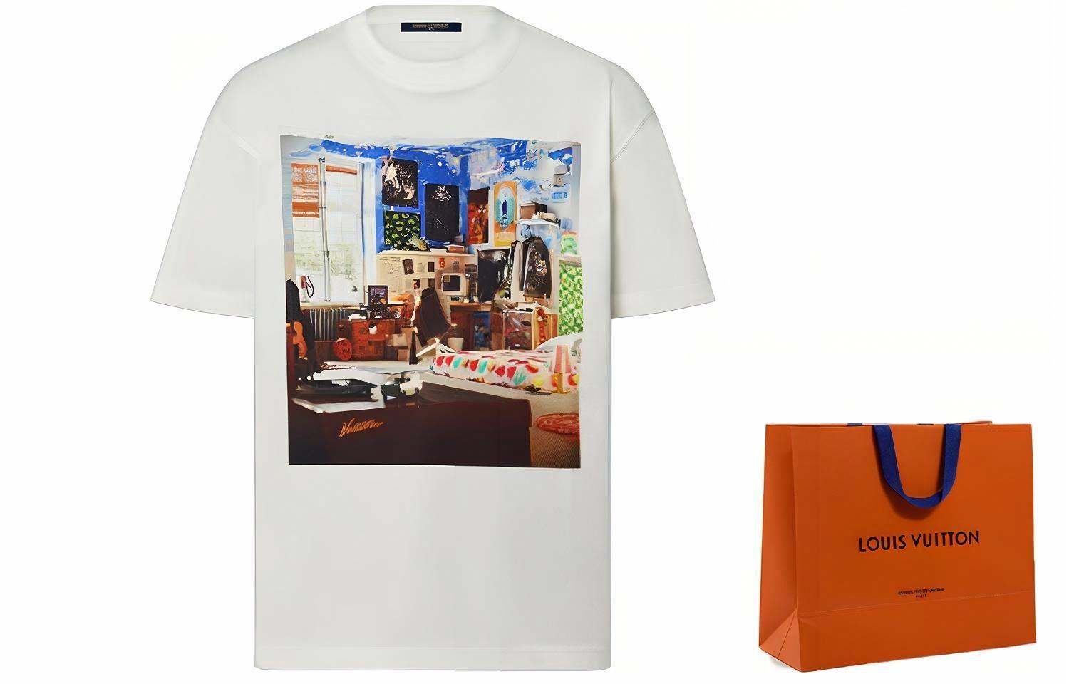 Мужская футболка Louis Vuitton LOUIS VUITTON SS23 T (белая)