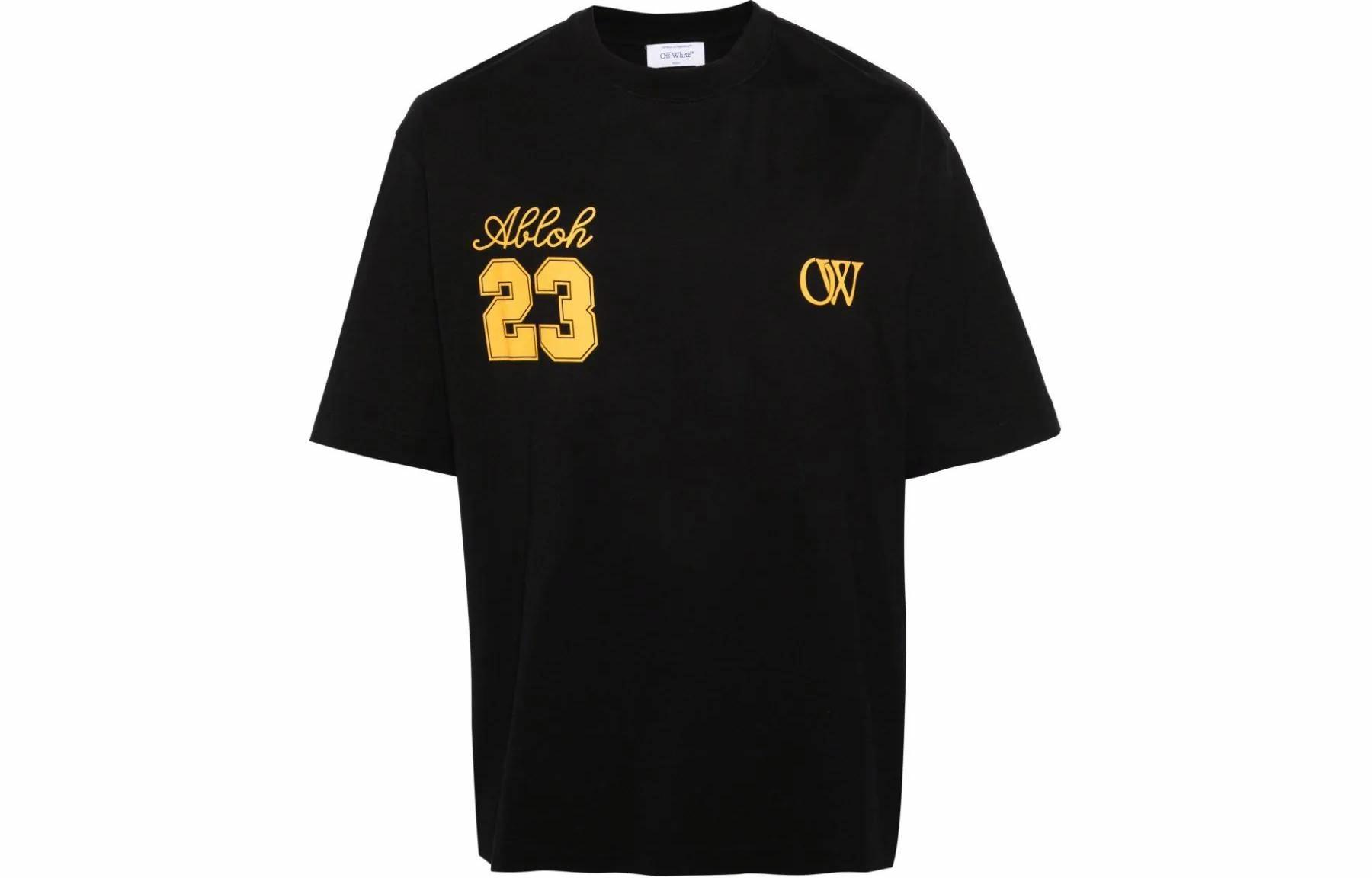 Мужская футболка OFF-WHITE Graphic Print Tee (черная)