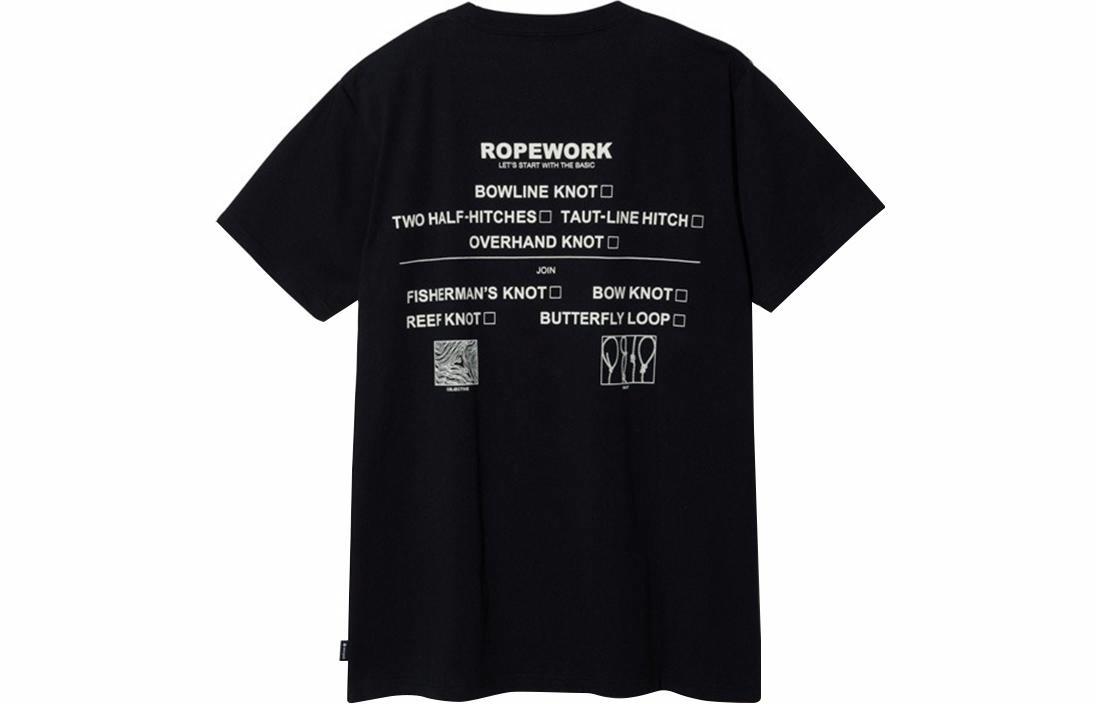 Футболка snow peak ROPEWORK T-shirt (белая)