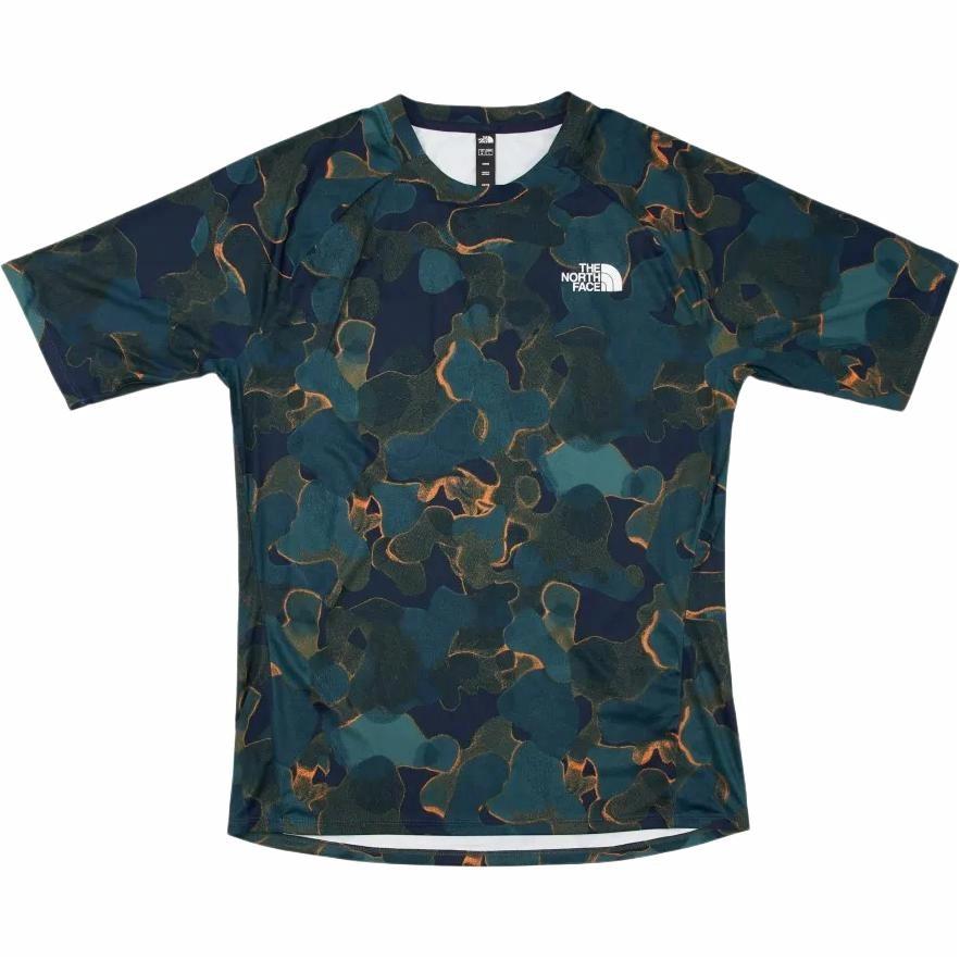 Мужская футболка The North Face T (темно-зеленая)