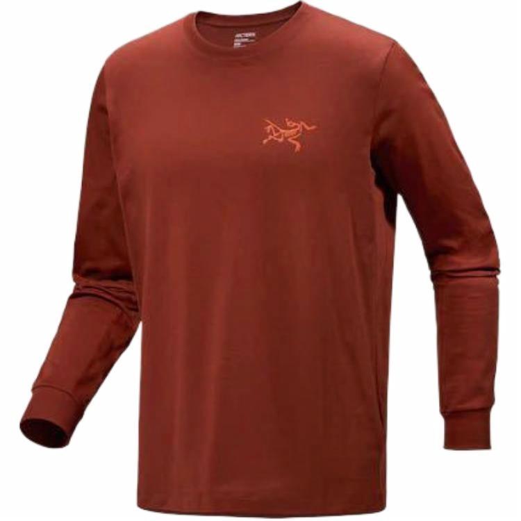 Мужская футболка Arcteryx MULTI BIRD LOGO LS LogoT (черная)