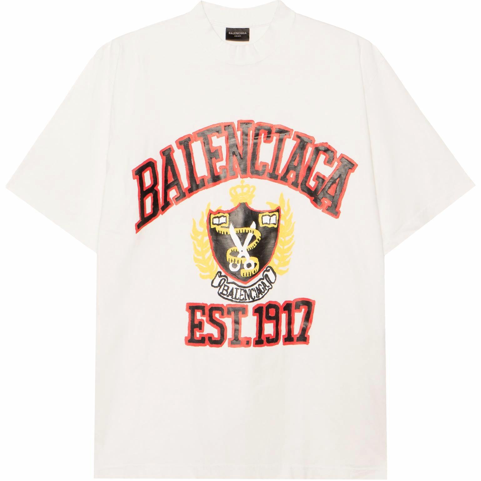 Футболка Balenciaga Balenciaga SS23 LogoT (бежевая)