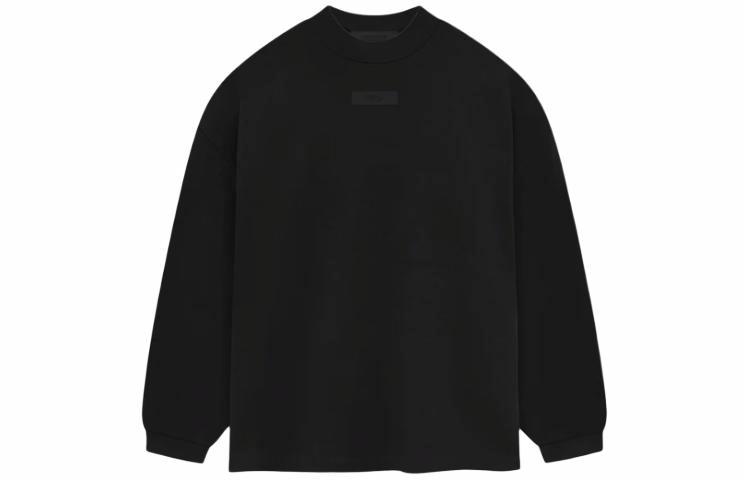 Мужской лонгслив Fear of God Essentials SS24 (черный)