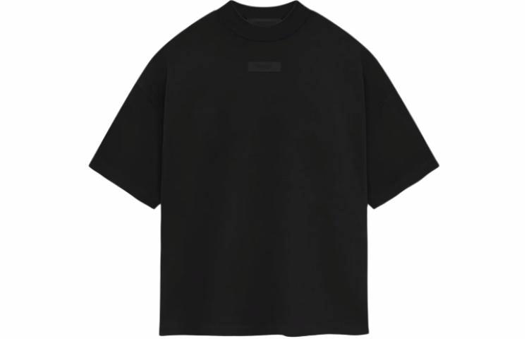 Мужская футболка Fear Fear of God Essentials SS24 (глубокий черный)