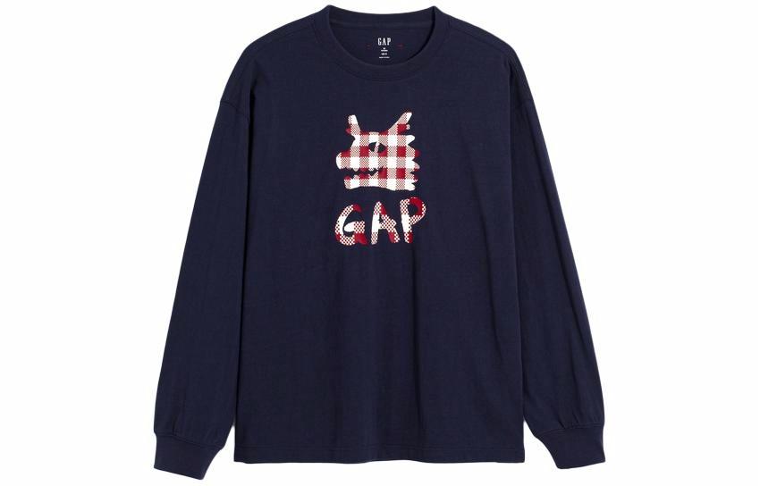Мужская футболка GAP x 8ON8 (синяя)