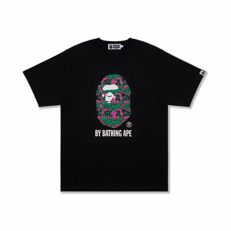 Мужская футболка A BATHING APE (черная)