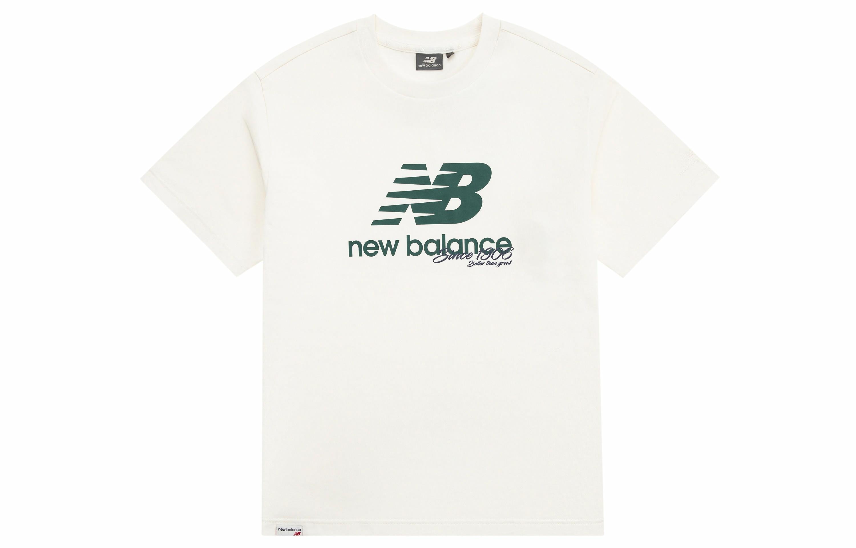Мужская футболка New Balance (слоновая кость)