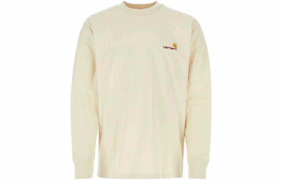 Мужская футболка Carhartt WIP Long Sleeve (бежевая)