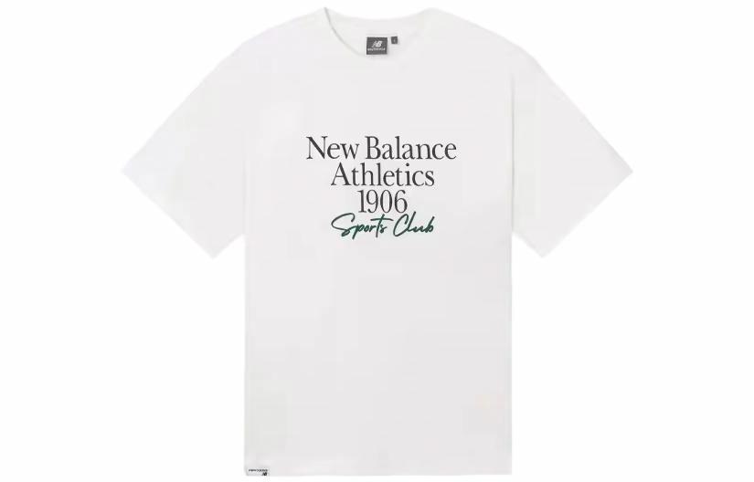 Мужская футболка New Balance NB Logo (слоновая кость)