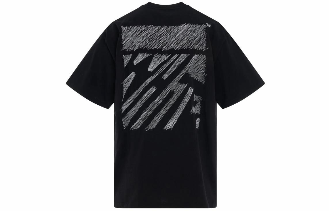 Мужская футболка OFF-WHITE OFF-WHITE LogoT (черная)