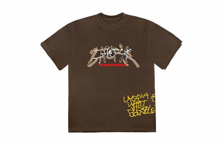 Футболка Travis Scott SS23 UTOPIA (коричневая)