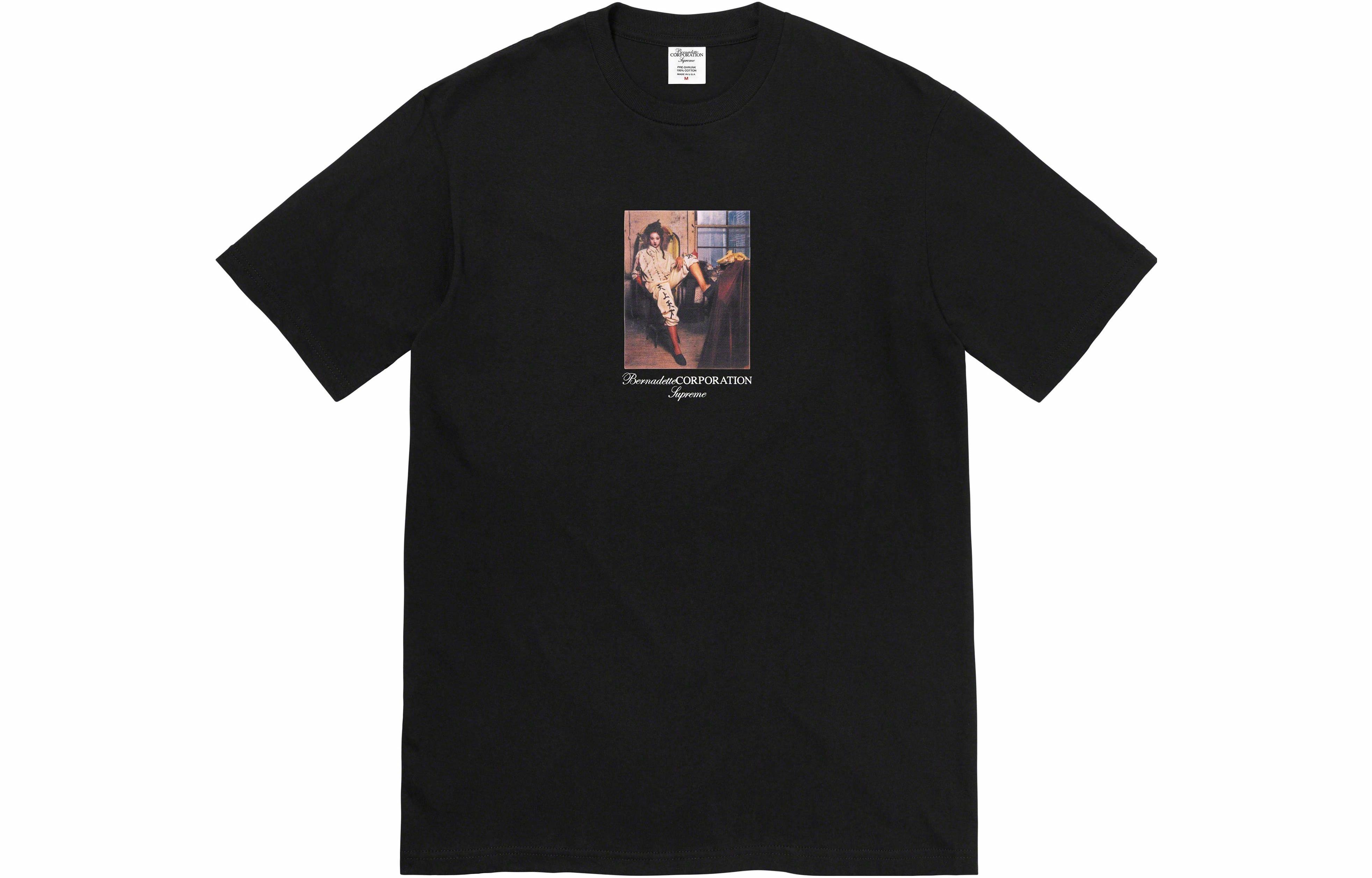 Футболка Supreme × BERNADETTE CORPORATION (черная)
