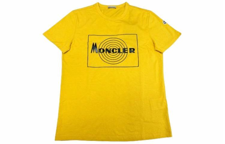 Мужская футболка Moncler (желтая)