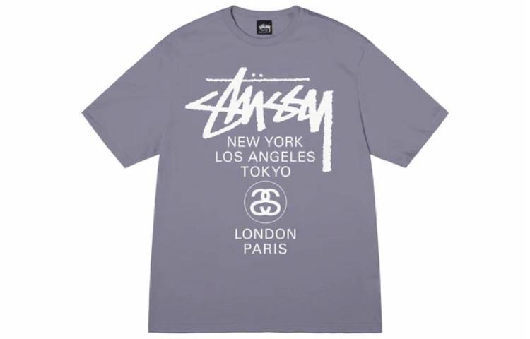 Футболка Stussy SS23 WORLD TOUR TEE (черная)